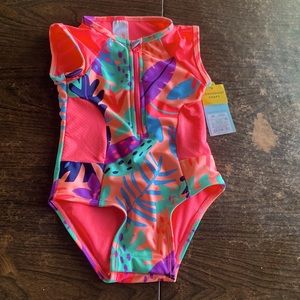 Cat and Jack swimsuit unworn new with tags 2T bright pink